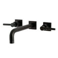 thumbnail image 1 of Kingston Brass KS6025DL Concord Two-Handle Wall Mount Roman Tub Faucet, Oil Rubbed Bronze, 1 of 7