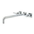thumbnail image 1 of Kingston Brass KS6041DL Concord Two-Handle Wall Mount Roman Tub Faucet, Polished Chrome, 1 of 7
