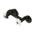 thumbnail image 1 of Kingston Brass KS612ORB Two-Handle Wall Mount Bar Faucet, Oil Rubbed Bronze, 1 of 5