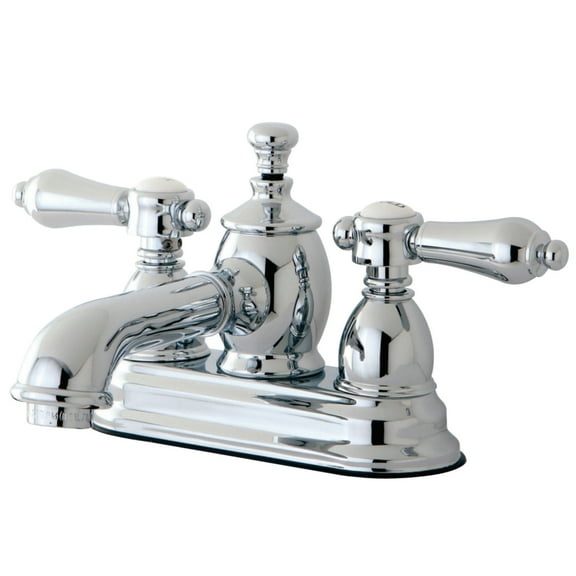 Kingston Brass KS7001BAL 4 in. Centerset Bathroom Faucet, Polished Chrome