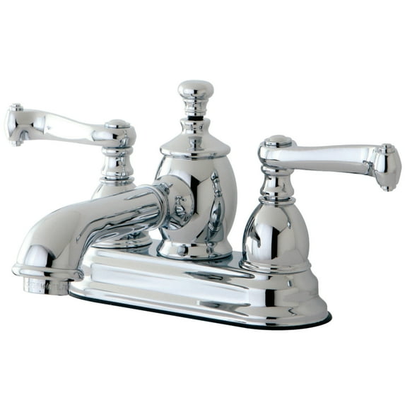 Kingston Brass KS7001FL 4 in. Centerset Bathroom Faucet, Polished Chrome