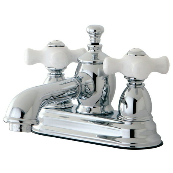 Kingston Brass KS7001PX 4 in. Centerset Bathroom Faucet, Polished Chrome