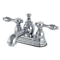 Kingston Brass KS7001TAL 4 in. Centerset Bathroom Faucet, Polished Chrome