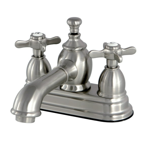 Kingston Brass KS7008BEX 4 in. Centerset Bathroom Faucet, Brushed Nickel