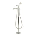 thumbnail image 1 of Kingston Brass KS7011RL Royale Freestanding Tub Faucet with Hand Shower, Polished Chrome, 1 of 8