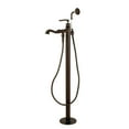 thumbnail image 1 of Kingston Brass KS7015RL Royale Freestanding Tub Faucet with Hand Shower, Oil Rubbed Bronze, 1 of 8