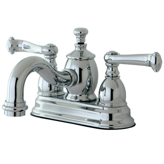 Kingston Brass KS7101FL 4 in. Centerset Bathroom Faucet, Polished Chrome