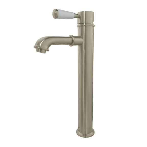 Kingston Brass KS7218DPL Single-Handle Vessel Standard Mount Bathroom Faucet, Brushed Nickel