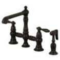 thumbnail image 1 of Kingston Brass KS7275ALBS Kitchen Faucet with Side Sprayer, Oil Rubbed Bronze, 1 of 5