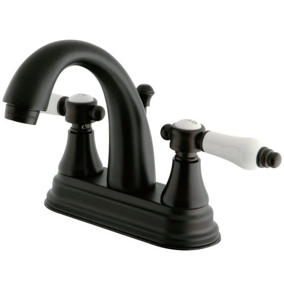Kingston Brass KS7615BPL 4 in. Centerset Bathroom Faucet, Oil Rubbed Bronze