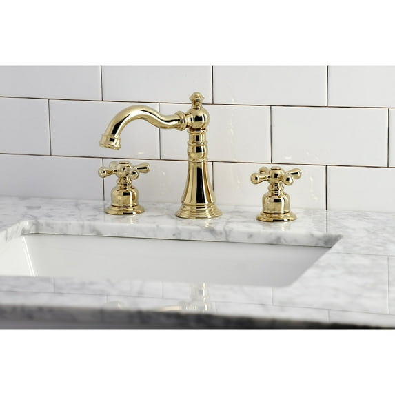 Kingston Brass KS764.BL English Vintage Single Hole Bathroom Faucet