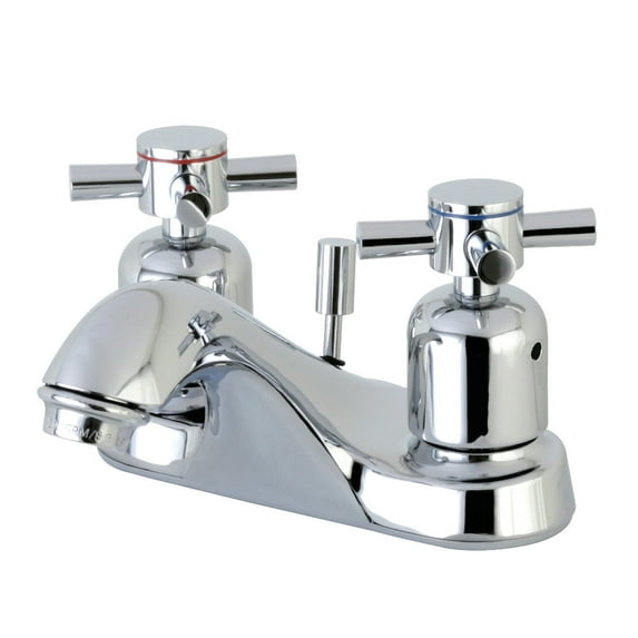 Kingston Brass KS7971AL English Country Bathroom Bridge Mounted Faucet, Polished Chrome