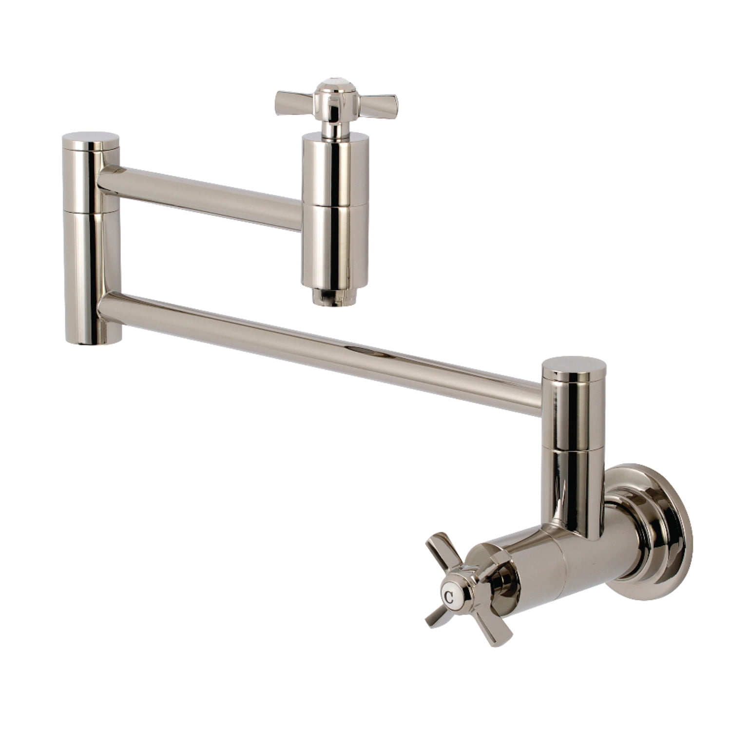 プレストマン Kingston Brass KS8106ZX Millennium Wall Mount Pot Filler