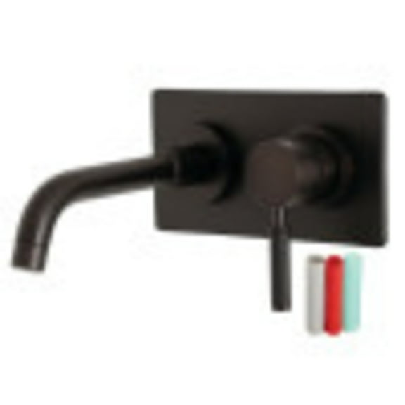Kingston Brass KS8115DKL Kaiser Single-Handle Wall Mount Bathroom Faucet, Oil Rubbed Bronze