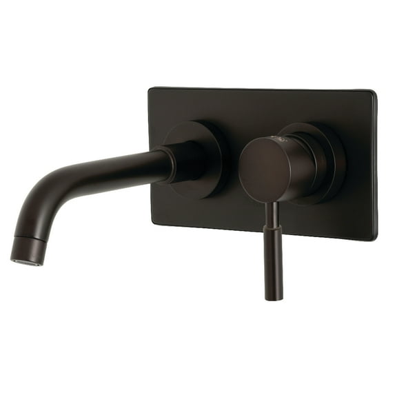 Kingston Brass KS8115DL Single-Handle Wall Mount Bathroom Faucet, Oil Rubbed Bronze