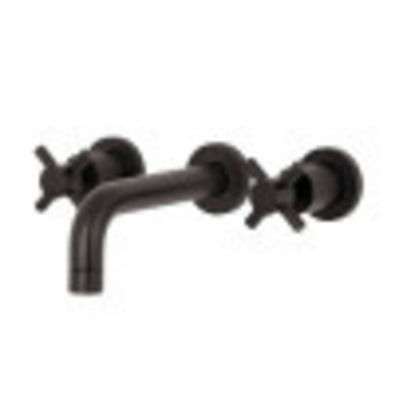 Kingston Brass KS8125DX Concord 2-Handle Wall Mount Bathroom Faucet, Oil Rubbed Bronze