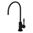 thumbnail image 1 of Kingston Brass KS8190NKL Nustudio Single-Handle Cold Water Filtration Faucet, Matte Black, 1 of 2