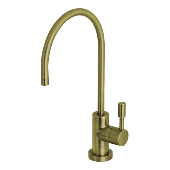 Kingston Brass KS8193DL Concord Single-Handle Water Filtration Faucet, Antique Brass