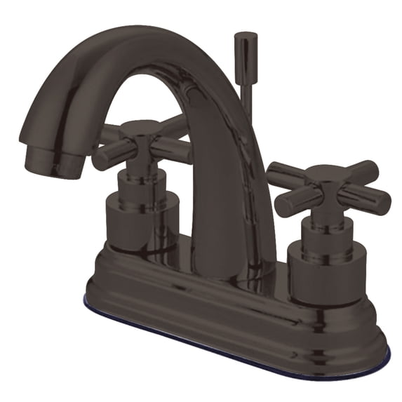 Kingston Brass Elinvar Two Handle 4" Centerset Lavatory Faucet with Brass Pop-up