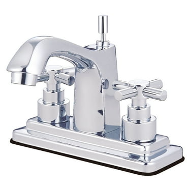 Kingston Brass KS8641EX 4 in. Centerset Bathroom Faucet, Polished Chrome