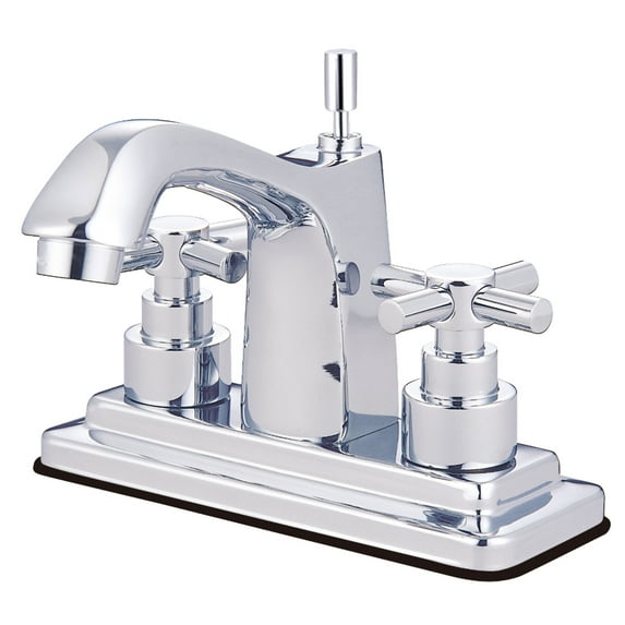 Kingston Brass KS8641EX 4 in. Centerset Bathroom Faucet, Polished Chrome