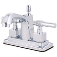 thumbnail image 1 of Kingston Brass KS8641ML 4 in. Centerset Bathroom Faucet, Polished Chrome, 1 of 2