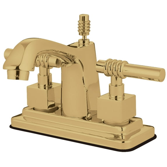 Kingston Brass KS8642ML 4 in. Centerset Bathroom Faucet, Polished Brass