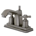 thumbnail image 1 of Kingston Brass KS8648ZX 4 in. Centerset Bathroom Faucet, Brushed Nickel, 1 of 3