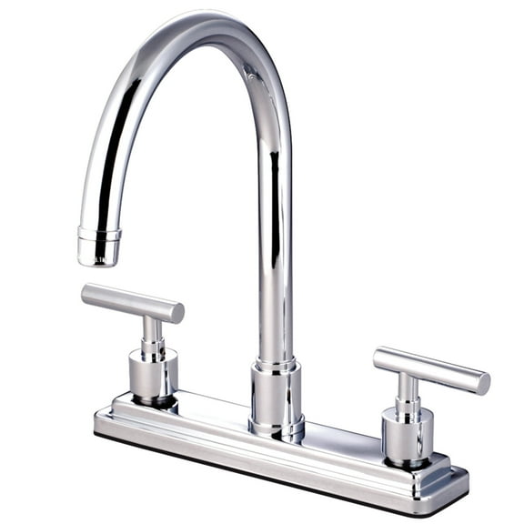 Kingston Brass KS8791CMLLS Manhattan Centerset Kitchen Faucet, Polished Chrome