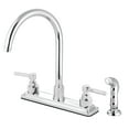 thumbnail image 1 of Kingston Brass KS8791EL Elinvar 8-Inch Centerset Kitchen Faucet, Polished Chrome, 1 of 2