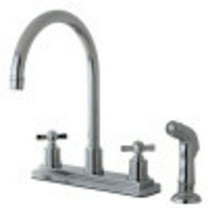 Kingston Brass KS8791ZX Millennium Centerset Kitchen Faucet, Polished Chrome