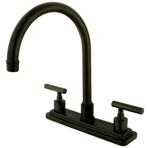 Kingston Brass KS8795CMLLS Manhattan Centerset Kitchen Faucet, Oil Rubbed Bronze