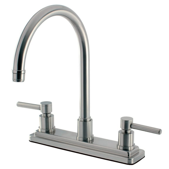 Kingston Brass KS8798DLLS Concord Centerset Kitchen Faucet, Brushed Nickel