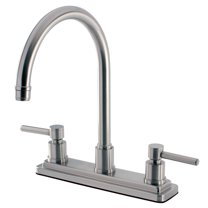 Kingston Brass KS8798DLLS Concord Centerset Kitchen Faucet, Brushed Nickel