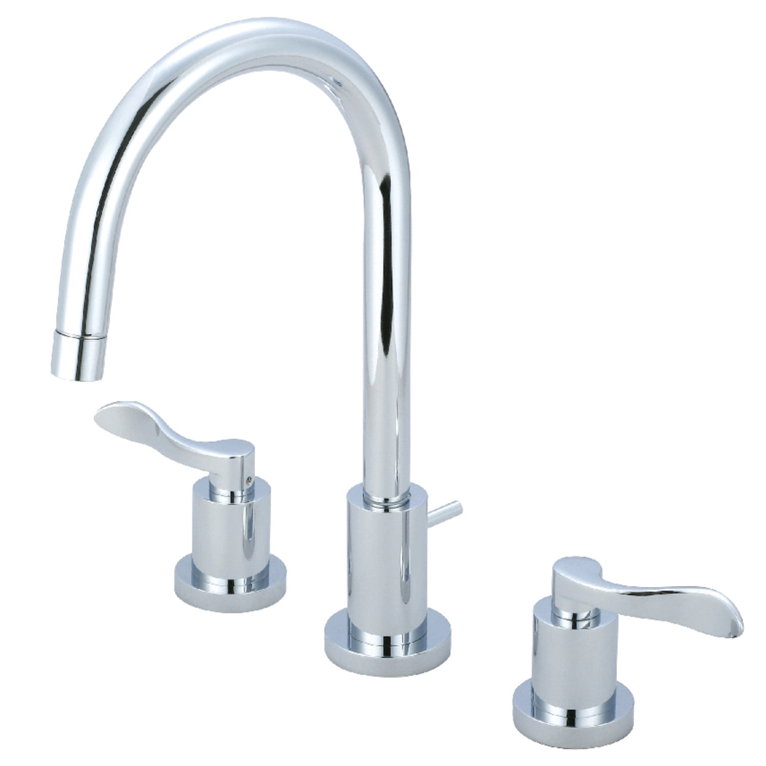 Kingston Brass KS8921DFL 8 in. Widespread Bathroom Faucet, Polished Chrome