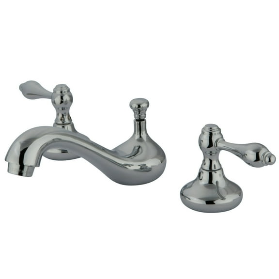 Kingston Brass KS941AL 8 to 16 in. Widespread Bathroom Faucet, Polished Chrome
