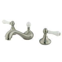 Kingston Brass KS948PL 8 to 16 in. Widespread Bathroom Faucet, Brushed Nickel