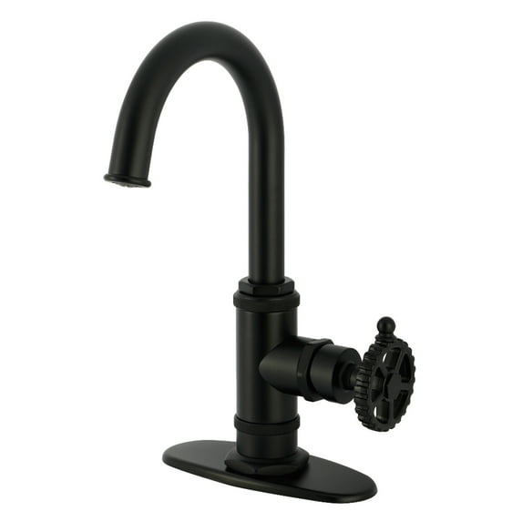Kingston Brass KSD8500CG Fuller Single-Handle Bar Faucet, Matte Black