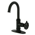 thumbnail image 1 of Kingston Brass KSD8500RX Belknap Single-Handle Bar Faucet, Matte Black, 1 of 6