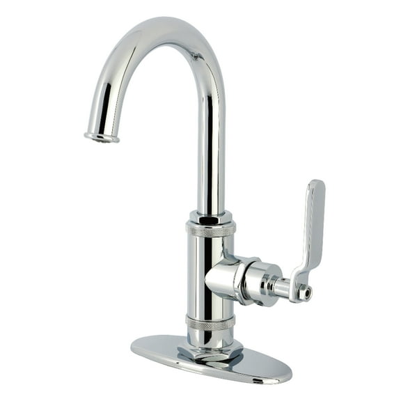 Kingston Brass KSD8501KL Whitaker Single-Handle Bar Faucet, Polished Chrome