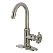 Kingston Brass KSD8508CG Fuller Single-Handle Bar Faucet, Brushed Nickel