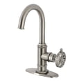 thumbnail image 1 of Kingston Brass KSD8508RX Belknap Single-Handle Bar Faucet, Brushed Nickel, 1 of 6
