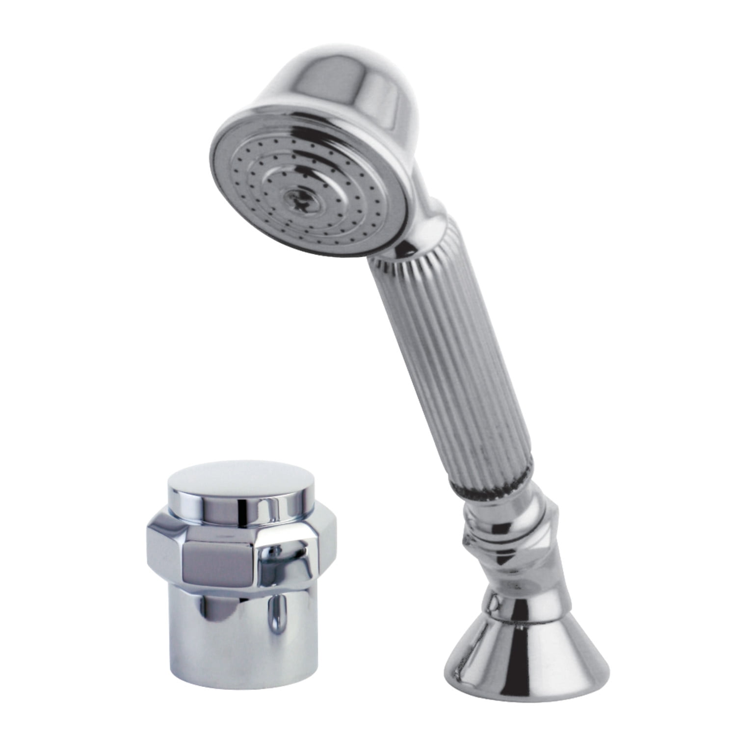 Polished Chrome Deck Mount Hand Shower with Diverter Valve
