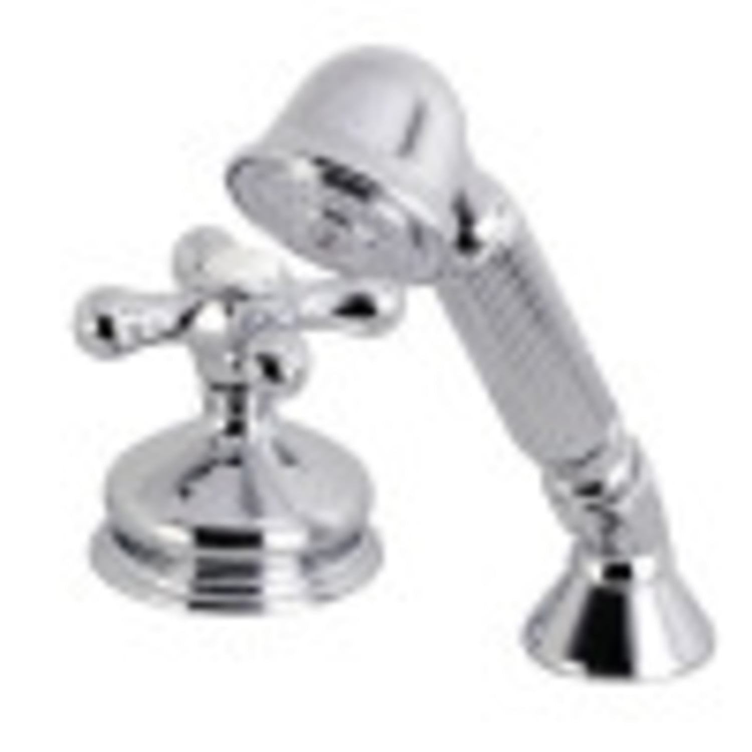 Polished Chrome Deck Mount Hand Shower with Diverter