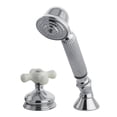 thumbnail image 1 of Kingston Brass KSK3331PXTR Deck Mount Hand Shower with Diverter for Roman Tub Faucet, Polished Chrome, 1 of 2