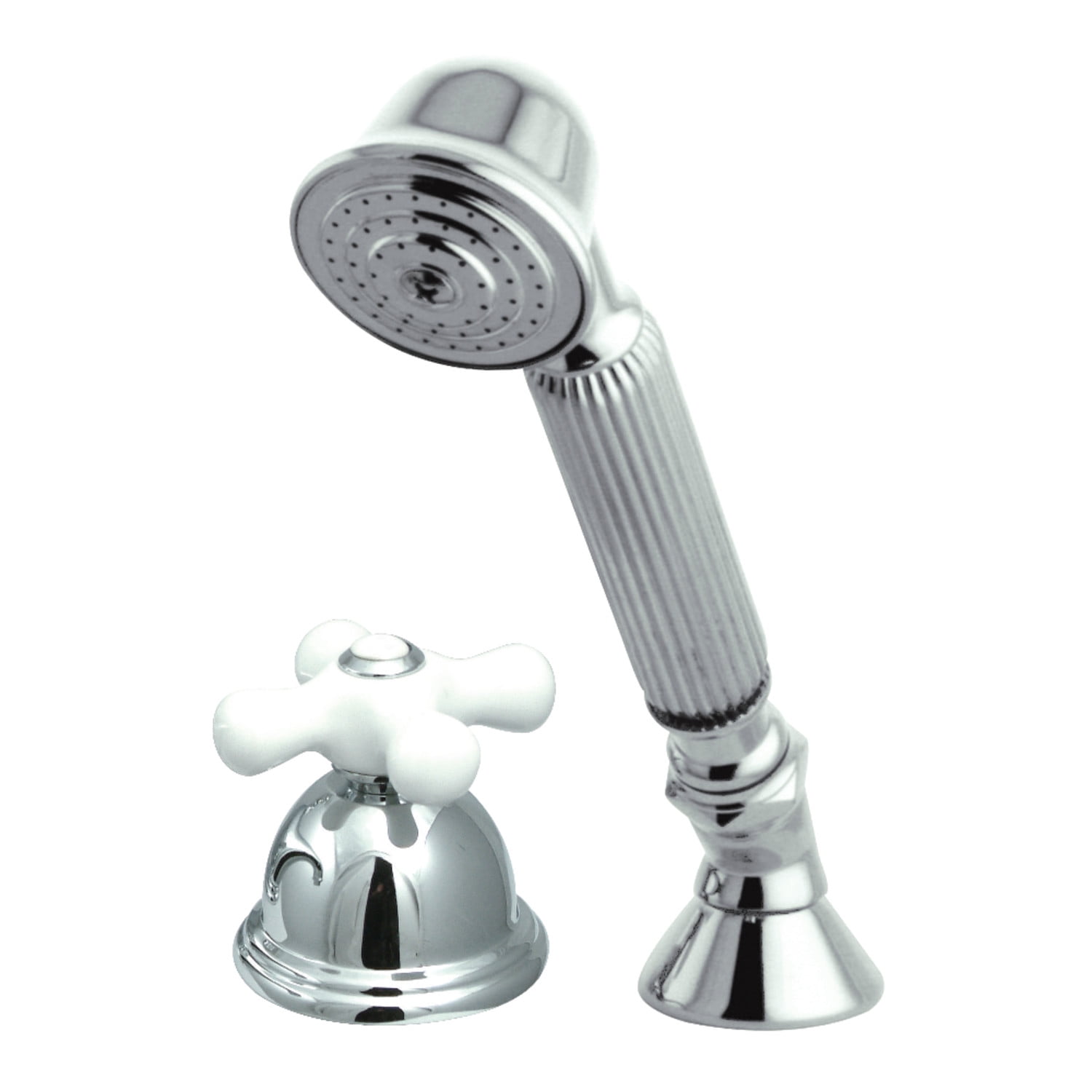 Kingston Brass KSK3351PXTR Deck Mount Hand Shower with Diverter for