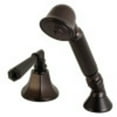 thumbnail image 1 of Kingston Brass KSK4305HLTR Deck Mount Hand Shower with Diverter for Roman Tub Faucet, Oil Rubbed Bronze, 1 of 5