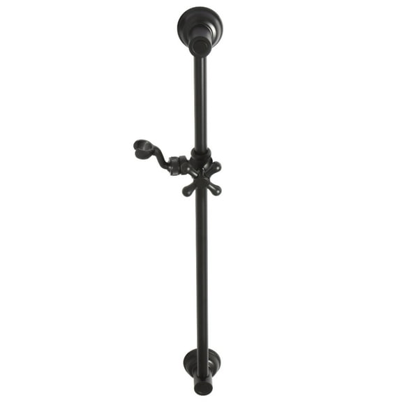 Kingston Brass KSX3520SG Made To Match 24-Inch Brass Shower Slide Bar in Matte Black