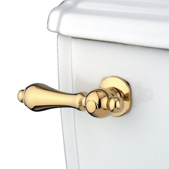Kingston Brass KTAL32 Restoration Front Mount Toilet Tank Lever, Left/Right Installation in Polished Brass