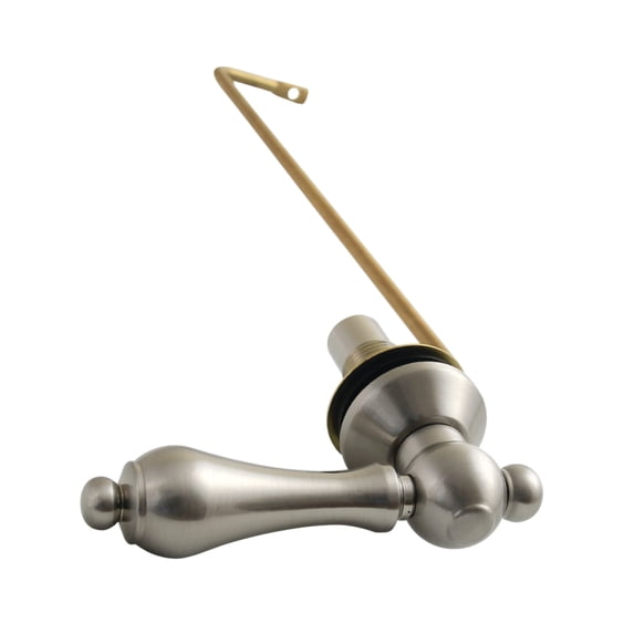 Kingston Brass KTALS38 Restoration Side Mount Toilet Tank Lever, Left/Right Installation in Brushed Nickel